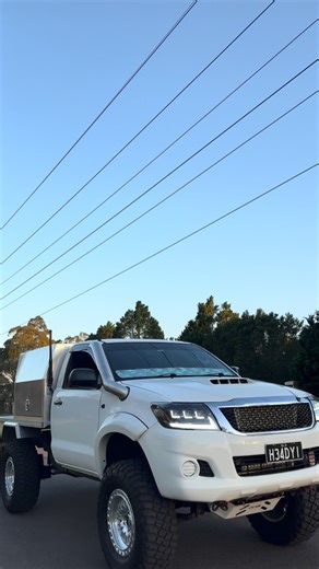 Anthony Head on Instagram: "Running the single cab game or whatever 🤪 #n70 #hilux #35s #6inch35s #virall"