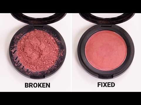 Fix Broken Powder Makeup In Minutes | This Actually Works
