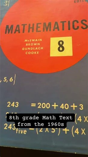 Vintage Math Texts #vintage #textbooks #mathbook #truth #learn