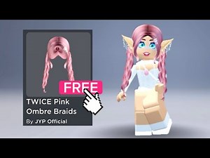 How to get FREE PINK HAIR or TWICE PINK OMBRE BRAIDS hair in Twice Square