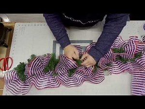 How to Make a Patriotic Mailbox Swag Tutorial