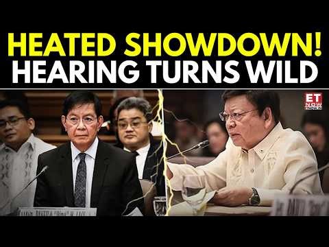 Philippines Senate Live: Hearing ERUPTS! Explosive Fight Turns Session Into Total Chaos | ET Now