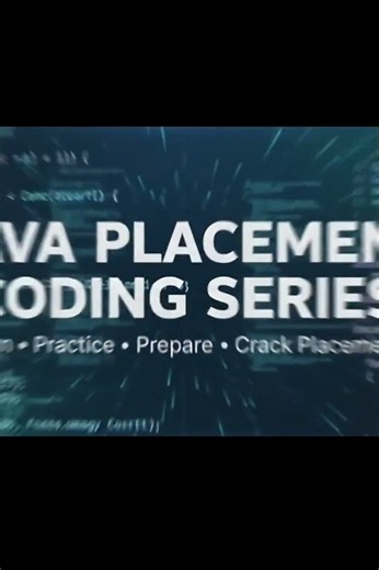 Master Java Coding with our new Java Coding Placement Series