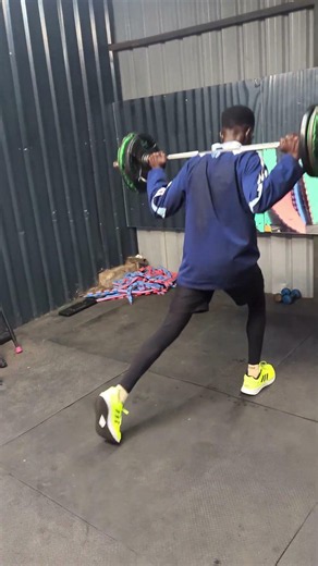 Karate Barbell Lunge Drill for Stability