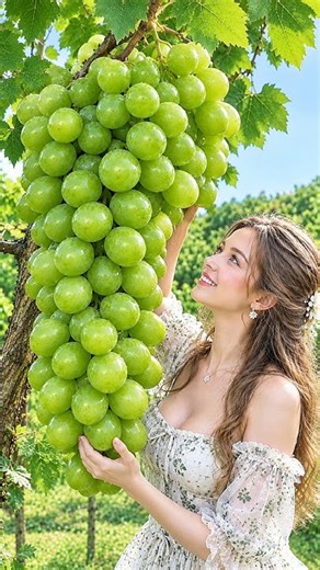 Beautiful nature with rural life –harvest fresh fruit 🍒🍌🍑 | Part 55 #fruit​ #shorts​ #yummy