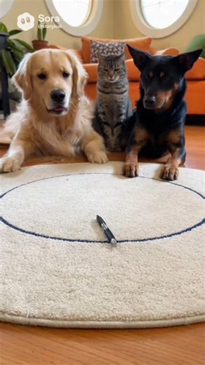 Spin the Pen… The Cat Did NOT Agree 😾😂