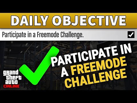 Participate in a Freemode Challenge DAILY OBJECTIVE GUIDE in GTA 5 ONLINE (UPDATED) | FREEMODE EVENT