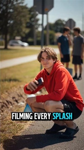 They Threw Water Balloons at Cars Until They Hit