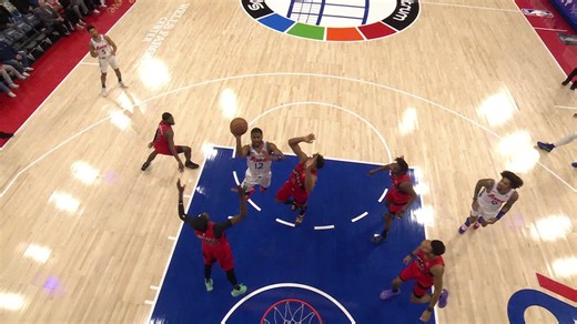 Jared Butler with the move and finish