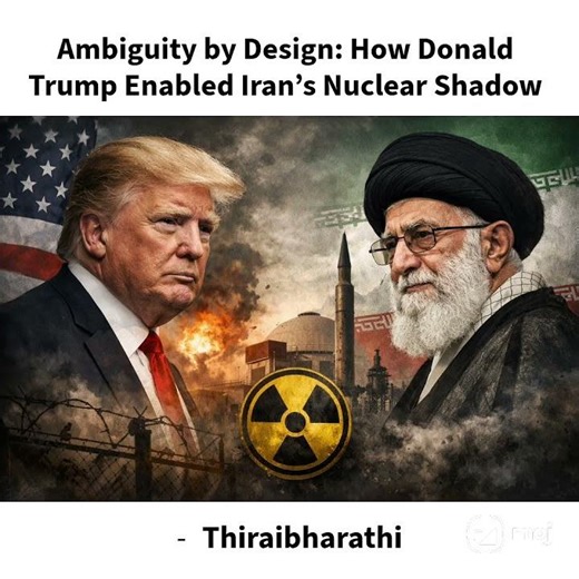 Ambiguity by Design: How Donald Trump Enabled Iran’s Nuclear Shadow