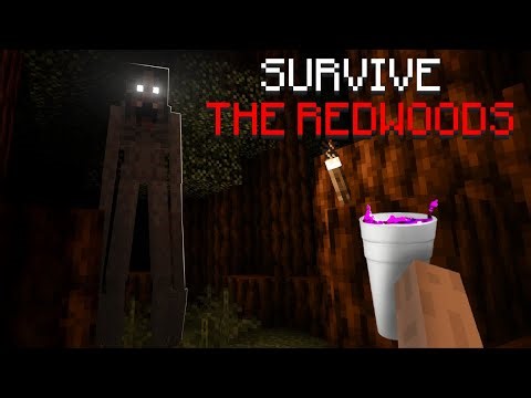 5 Idiots Lost in The Minecraft Redwood Forest DRUNK