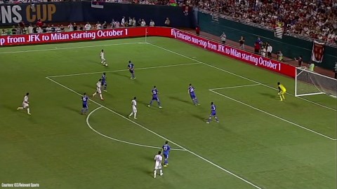 The first time Cristiano Ronaldo hit his iconic 'SIUUU' celebration
