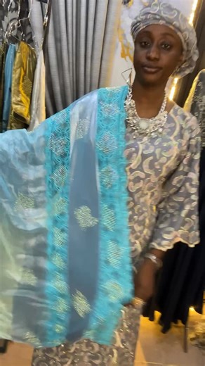 Bridal/Occasion Veil Designer Kano on Instagram: "NEW IN‼️‼️‼️ - Premium finish, timeless shine…Now Available in store🤩👏🏻 - Custome-made by @veils_by_nusy Luxury Metallic Veil…No customization ❌💯🤝 – Colour: – Price / Size Medium (Boubou Size)— ₦23,500.00 – ✉️ Send us a DM or WhatsApp 0809-695-5817 to secure yours today!"