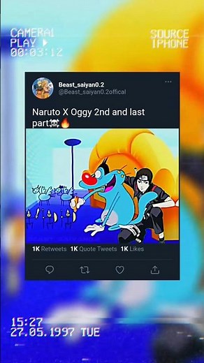 Naruto x oggy 2nd and last part ☠️ 🔥 || naruto edit funk do surprise || naruto skull edit