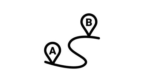 clip-3985025165-navigation-motion-icon-map-route-concept-showing