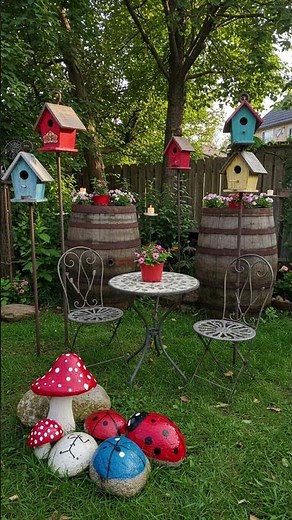 🪵 Decora tu Jardín con Barriles Rústicos – ¡Fácil y Encantador!