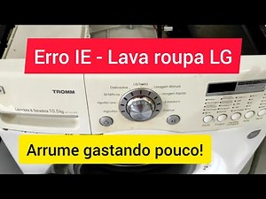 How to fix LG washing machine IE error - water inlet valves