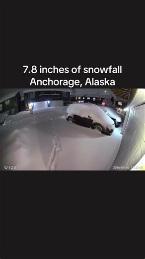Anybody else like watching snow shoveling sped up? …. No? Okay. #fyp #foryoupage #Alaska