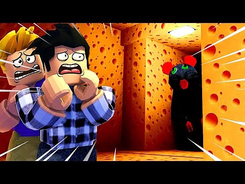 🐀🧀BLOQUÉS DANS LE FROMAGE DU RAT TUEUR ! (roblox cheese escape)