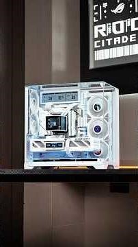 Ultimate All-White RTX 5080 Gaming PC Build – AMD Ryzen 9850X3D + B850 + Curved Screen + LCD Fans