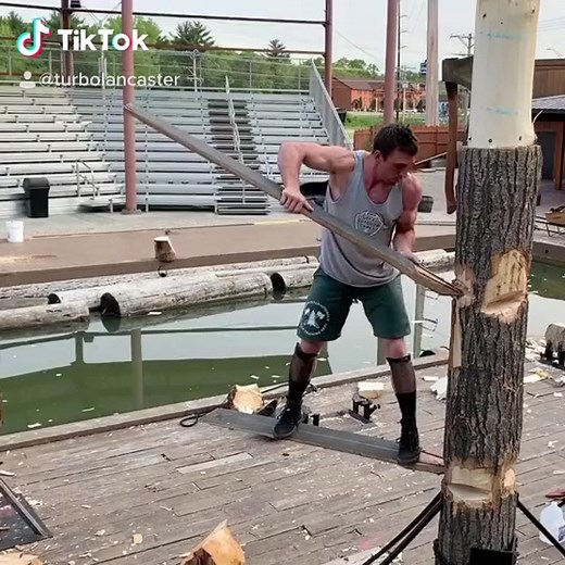 THE SPRINGBOARD CHOP! #checkmeoutchallenge #repost #foryoupage #savespeedclimbing