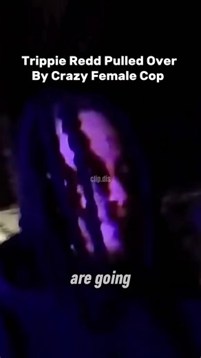 Trippie Redd Pulled Over by Female Cop: Arrest Footage Revealed