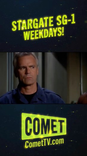 2.6K views · 78 reactions | Embark on an intergalactic journey with Stargate SG-1, now airing weekdays on COMET at 1/12c! Join the team as they explore distant worlds, encounter fascinating civilizations and defend Earth against extraterrestrial threats. Grab your popcorn and prepare for an epic adventure through the Stargate! #CometTV #StargateSG1 | Watch Comet | Facebook