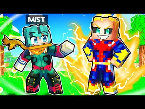 Adopting VIGILANTE HERO DEKU MIST in Minecraft!