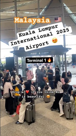 Inside of ✈️ Kuala Lumpur International Airport ❤️ 2025 | Malaysia 🇲🇾