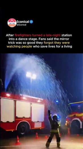 They forgot these were firefighters for a second 😭 #firefighters