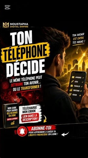 TON TÉLÉPHONE DÉCIDE #short#viralvideo#mindset#disciplina#youtubeshorts#viralvideo #digital#viral