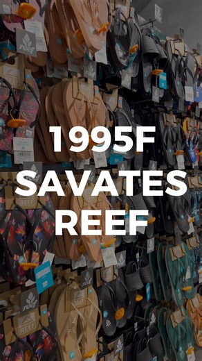 𝐎𝐅𝐅𝐑𝐄 𝐄𝐗𝐂𝐄𝐏𝐓𝐈𝐎𝐍𝐍𝐄𝐋𝐋𝐄 🔥 Toute la collection de 𝐬𝐚𝐯𝐚𝐭𝐞𝐬 𝐑𝐄𝐄𝐅 pour 𝐡𝐨𝐦𝐦𝐞𝐬 & 𝐟𝐞𝐦𝐦𝐞𝐬 est à seulement 𝟏 𝟗𝟗𝟓 𝐅 ! 🤩 Il n’y a plus d’excuse pour ne pas craquer ! � Petit conseil : venez vite dans vos magasins Gémo Tahiti et Moorea avant qu’il n’y en ait plus. 😉 #GémoTahiti #Shoes #Savates #REEF | GEMO Polynésie