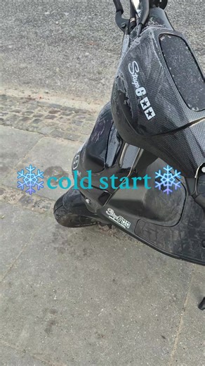 ❄️cold start❄️ #pgo #70cc ##110km #knallert