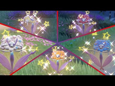 Pokémon Scarlet and Violet Shiny Florges(Red/Blue/Orange/White/Yellow Flower)