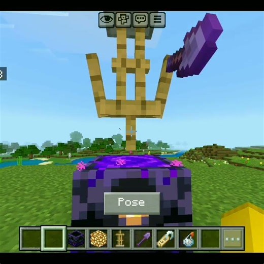 MINECRAFT SHOVEL BUILDHACK 😯| #minecraft #trending #viral #effect #tutorial #buildhack|WAIT FOR END🤯