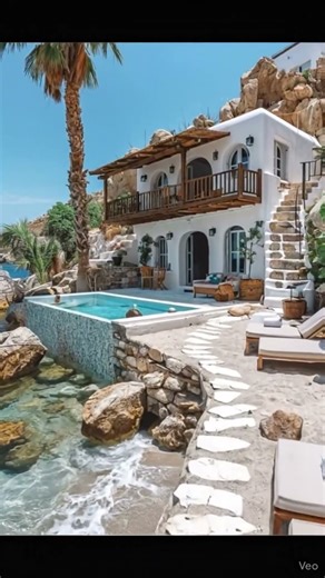 Infinity Pool on the Rocks by the Sea #travel#relaxing #sea #beach #ocean #summer #swimming #viral