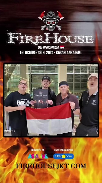 FireHouse Live in Indonesia: Rock Concert Announcement