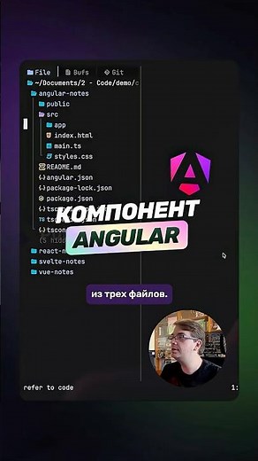 Компонент Angular #angular #component #typescript #ts #frontend #framework #webdev