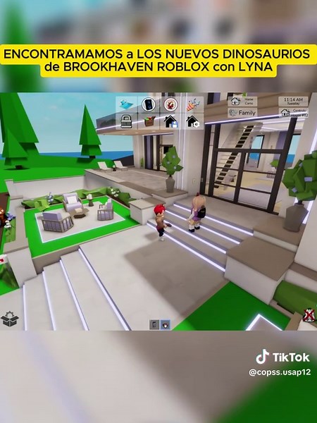 ENCONTRAMAMOS a LOS NUEVOS DINOSAURIOS de BROOKHAVEN ROBLOX con LYNA