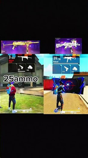 MP40 🆚 UMP 🔥 Ammo Test in Free Fire | SMG Battle#freefiremax#freefiretips