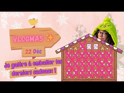 🎄 VLOGMAS 22 | I'm wrapping the last gifts and struggling 😅