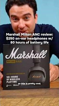 Marshall Milton ANC Review | Biggest Differences vs. Major V On-Ear Headphones 🎧 #comparison