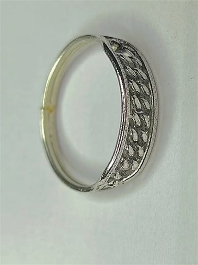Stunning Pure Silver Ring Design 💍🤍💫