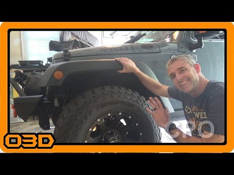 How to REALLY remove the front JK Fender Flare