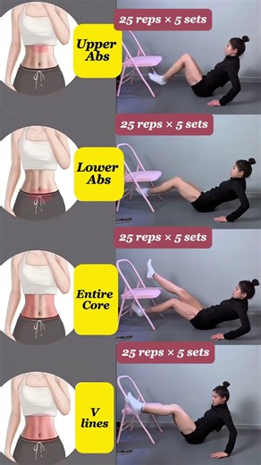 No Gym Needed—A Chair for Upright Posture at Home#abs #exercise #sports