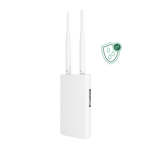 Router Exterior IP65 Wireless 300Mbps, Slot Cartela SIM 4G 5G, 2 anten