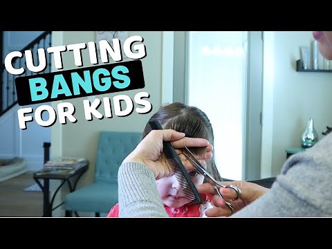 How to Cut Children's Bangs or Cut Your Own Bangs | Tips on How to Cut, Feather and Layer Your Bangs