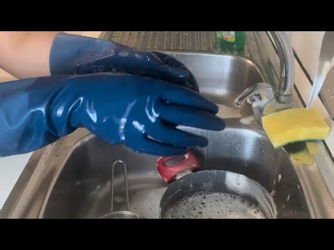 ASMR 🧤 Blue Rubber Gloves | Ultra Satisfying Tapping & Rubbing Sounds 💙