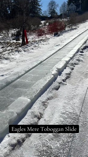 been in my drafts for a year but great news, construction has begun on this years toboggan slide, built completely out of ICE ❄️🥶. Visit Eagles Mere Fire Department for updates or visit the pages of these two @570palife and @Craig Fowler. Happy toboggganing!! #eaglesmere #eaglesmeretobogganslide #winterfun #toboggan #pennsylvania