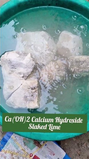 Experiment Quick lime[CaO] convert into slaked lime[Ca(OH)2] Class10 #Chemistry #science